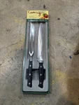 New Kitchen Essentials From Calphalon 2 Pc Carving Set (8" Slicer Knife & Fork). Fixed Price $20.00.