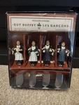 Williams Sonoma Guy Buffet Les Garcons Set Of 4 Spreaders. Fixed Price $25.00.