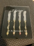 2 Saints Knife Cheese Knives/spreaders Set Of 4 Floral Resin Handles Pre-owned. Fixed Price $14.00.