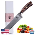 Samcook Damascus Chef Knife - 8 Inch Professional Sharp Kitchen Japanese. Fixed Price $60.73.