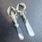 Boston Warehouse Lobster Handle Stainless Steel Cheese Spreaders Set Of 2. Fixed Price $10.00.