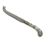 Antique Floraine Sheffield England Cheese Knife Porcelain Handle, Stls. Steel. Fixed Price $23.19.