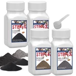Wkturn Rock Tumbler Set 4 Step Tumbling Media Coarse, Medium Grit, Prep.... Fixed Price $32.21.