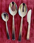 Reed & Barton 4 Pc Hostess Serving Set -bellevue-stainless Flatware- New Box. Fixed Price $12.00.