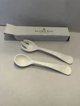 Beatriz Ball Vida Nube Large Salad Servers White. Fixed Price $19.99.