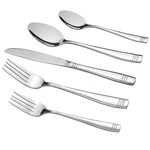 Obstnny 30 Pieces Stainless Steel Silverware Service For 6, Dinner Table Flat.... Fixed Price $38.74.
