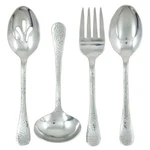 Ginkgo Lafayette Stainless Steel 4-PIECE Serving Set New. Fixed Price $39.99.