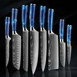 "imperial Blue" Premium Japanese Kitchen Knife Set. Fixed Price $149.90.
