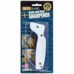 Accusharp Original Knife Sharpener Tungsten Carbide Blades 001C - White. Fixed Price $21.55.