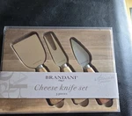 3 Piece Brandani Cheese Knife Set. Fixed Price $9.99.