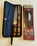 Wertheimer German Style Cutlery Deluxe Carving Set With Case. Fixed Price $15.50.