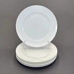 Alex Liddy Fine Bone China Salad Plates 1/8" Set Of 6 Solid White. Fixed Price $27.99.