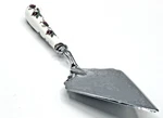Vintage Ae Lewis Floraine Rose Pie/cake Server Sheffield Stainless Porcelain. Fixed Price $19.00.