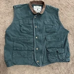 Cosi Classic Outdoors Fishing Hunting Vest - Full Front Zipper Snap Closure Xl. Fixed Price $20.00.