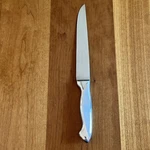 Gehring Carving Knife 8" Blade Solingen X 45 Cr Mo 15 Germany 13" Total Length. Fixed Price $12.00.
