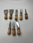 8PC Mini Small Cheese Board Serving Utensil Set Cutlery Stainless Steel. Fixed Price $13.49.