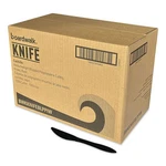 Boardwalk Knifeblppiw Mediumweight Wrapped Cutlery - Black (1000/CT) New. Fixed Price $19.46.