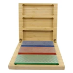 Dmt W6EFC Deluxe Diamond Whetstone Knife Sharpening Kit With Wood Box, Set Of.... Fixed Price $159.58.