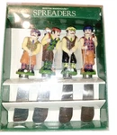Golfer Figure Cheese Spreader Knife 4 Stainless Steel Knives Boston Warehouse. Fixed Price $14.99.