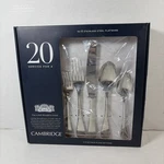 Cambridge Eloquence Mirror 18/10 Stainless 20PC. Flatware Set. Fixed Price $115.49.