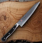 Kanetsune Petty Kitchen Knife 6.13" VG-10 33/DAMASCUS Steel Blade Wood Handle. Fixed Price $169.29.