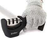 3-STAGE Knife Sharpener Helps Repair, Restore Blades Kitchen. Fixed Price $22.66.