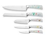 Lenox Butterfly Meadow 6-PIECE Block Set, One Size, White,kitchen & Steak Knives. Fixed Price $116.99.