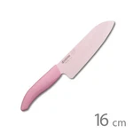 Kyocera Ceramic Santoku Knife Sakura Blade 16CM (6.3") Pink Dishwasher Safe Jpn. Fixed Price $90.00.