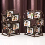 Rotating Ferris Wheel Picture Frame, Vintage 12 Photo Holder, Home Decor Gift. Fixed Price $19.91.