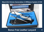 Myerchin A100 Generation 2 Offshore System White G10 Rigging Knife Spike Lanyard. Fixed Price $91.95.