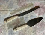 Lenox Vintage Wedding Cake Server Set Knife Accented Silver, Mint Condition. Fixed Price $46.00.