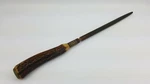 Vintage Deer Horn Kitchen Knife Sharpener 13.5" Buck Honing Rod. Fixed Price $19.99.