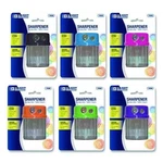 Bazic Dual Blades Sharpener, Two-hole, Round Receptacle, Assorted Colors. Fixed Price $7.64.
