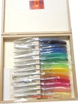 Claude Dozorme Laguiole French Steak Knives Berlingot Gift Box Set Ribbon New. Fixed Price $399.00.
