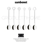 Sambonet - Party Items Portafortuna Set Of 6 Teaspoons 52550C51. Fixed Price $21.66.