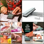 Pebble Premium Whetstone Knife Sharpening Stone, 400/1000 Grit Wet. Fixed Price $35.78.