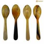 Medieval Genuine Horn Spoon Handcrafted For Viking Events Cosplay 4 Pcs 6.5 Inch. Fixed Price $29.99.