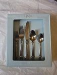 Lenox 20 Piece Flatware Set Pearl Platinum. Fixed Price $169.99.
