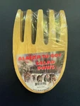 New Alaska To Go! Salad And Pasta Paws Souvenir Bear Wood Servers. Fixed Price $6.95.
