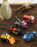 Wooden Train Set Accessories Toy Cars (10 Pcs), Compatible With All Major Bra.... Fixed Price $35.95.