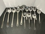 America Cooks Stainless Steel 18/8 Kitchen Utensils Mixed Lot Of 12 Pieces. Fixed Price $80.00.