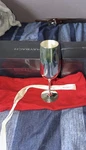 Mercedes-benz Maybach Robbe & Berking Silver Plated Champagne Flute.. Fixed Price $1200.00.
