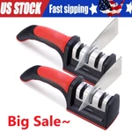 Knife Sharpener Professional Ceramic Tungsten Kitchen Sharpening System 4 Stage. Fixed Price $7.88.