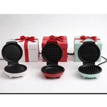 Dash Mini Makers 3 Pack Gift Set Waffle Griddle Grill Red White Aqua New. Fixed Price $22.09.