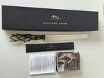 Michael Aram Twig Bread Knife 13.25" Stainless Steel Brass Handle Designer. Fixed Price $39.00.