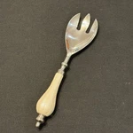 Julia Knight Peony Mother Of Pearl Serving Fork Utensil. Fixed Price $25.00.