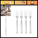 4-PIECE Salad Fork Set, 18/10 Stainless Steel Flatware, Dishwasher Safe, Mirror. Fixed Price $67.99.