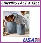 Ocean Utensil Holder, 7.2"+5.8" Ceramic Kitchen For Countertop. Fixed Price $55.99.