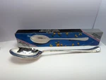 Silverplated Dressing Spoon 13" New Box Godinger 1987 Wrapped. Fixed Price $14.95.
