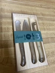 3 Pc French Home Laguiole Cheese Knife, Spreader Cleaver New. Fixed Price $11.95.